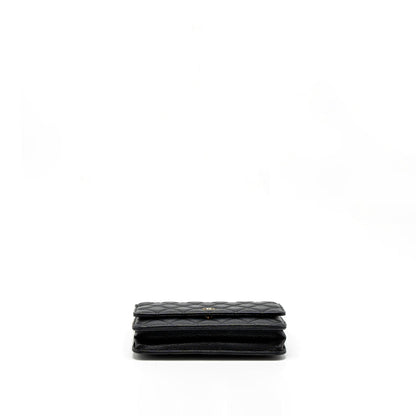 Chanel Classic Wallet On Chain Caviar Black GHW