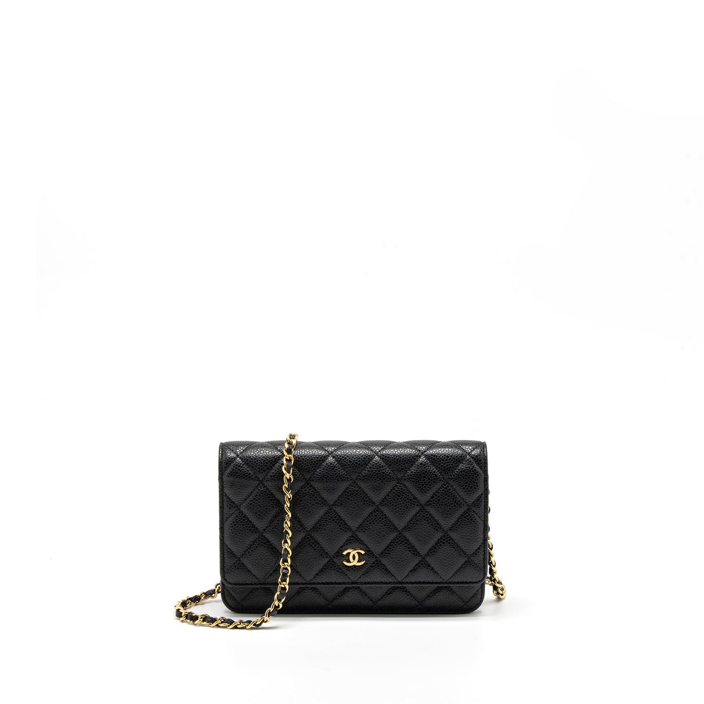 Chanel Classic Wallet On Chain Caviar Black GHW