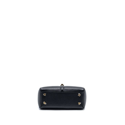 Celine Small 16 Purse Grained Calfskin Black