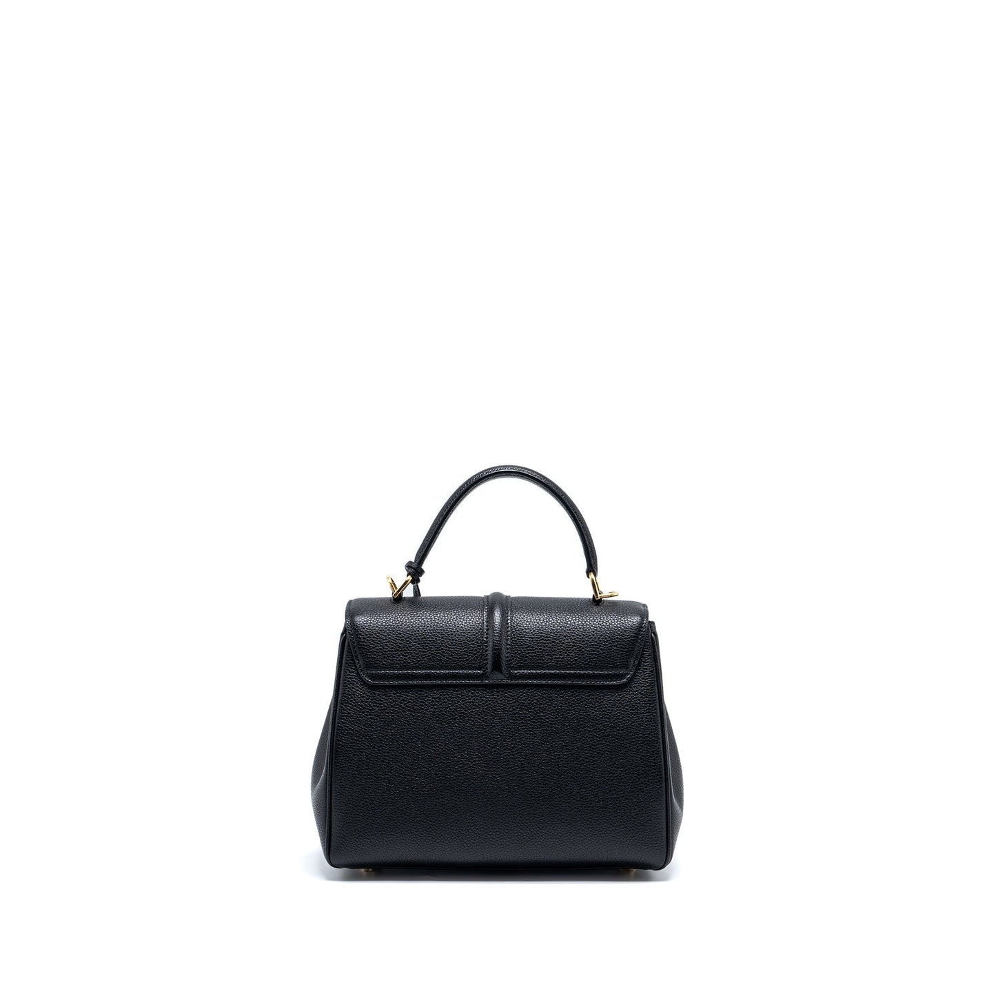 Celine Small 16 Purse Grained Calfskin Black
