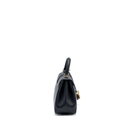 Celine Small 16 Purse Grained Calfskin Black