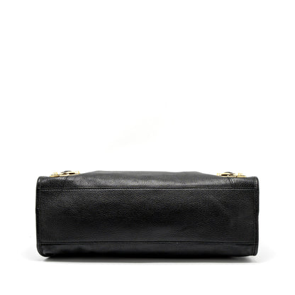 Balenciaga Classic City Purse Leather Black