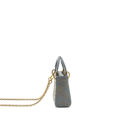 Dior Mini Lady Dior Limited Edition Lambskin Grey
