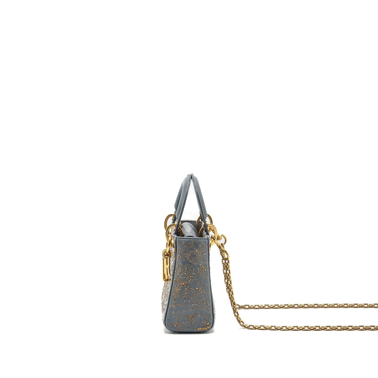 Dior Mini Lady Dior Limited Edition Lambskin Grey