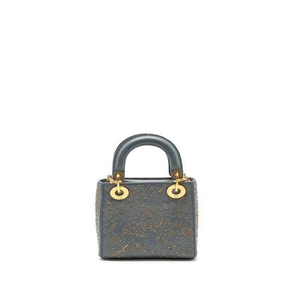 Dior Mini Lady Dior Limited Edition Lambskin Grey