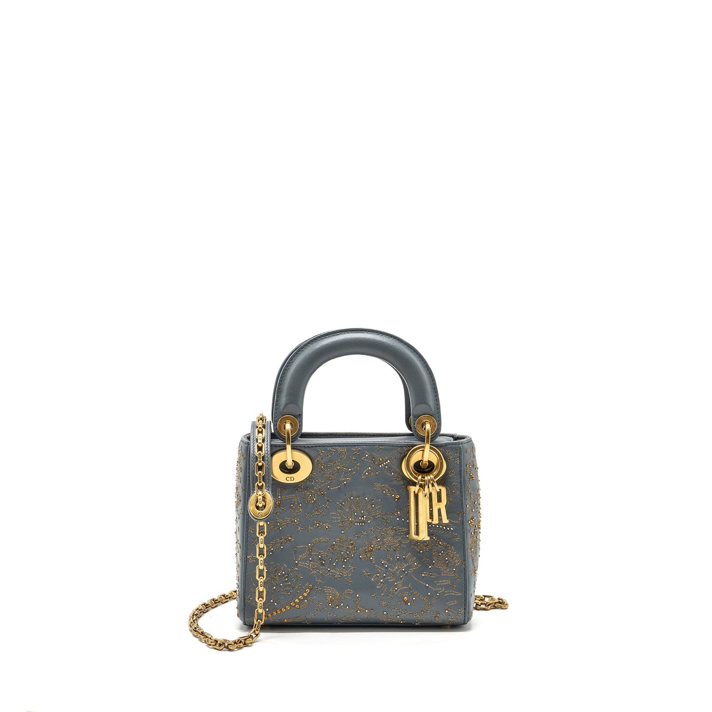 Dior Mini Lady Dior Limited Edition Lambskin Grey