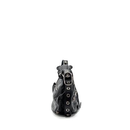 Balenciaga Le Cargole Small Mini Purse Lambskin Black