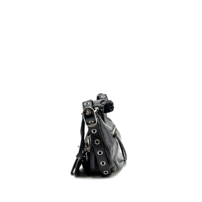 Balenciaga Le Cargole Small Mini Purse Lambskin Black