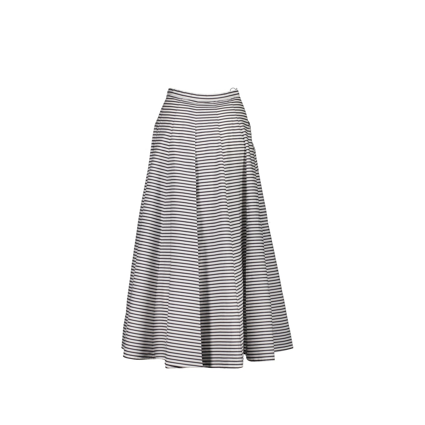 Chanel size 34 22S Long skirt cotton grey/black