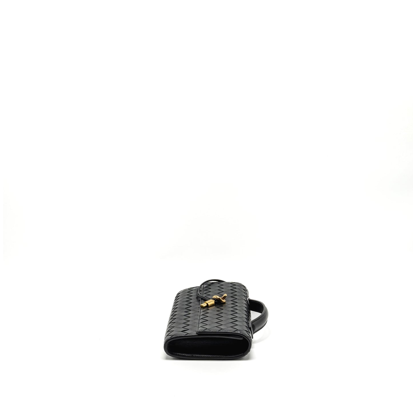 Bottega Veneta Andiamo Clutch lambskin black