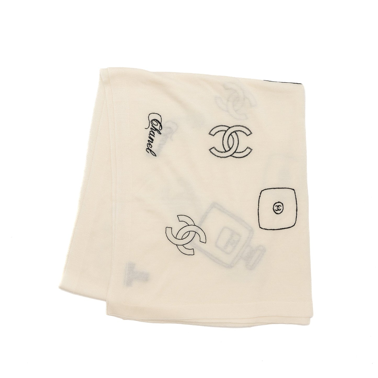 Chanel 21c Scarf Wool/Cashmere Ivory