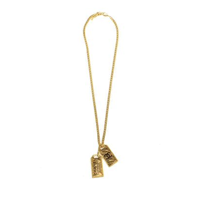 Chanel 31 Rue Cambon necklace gold tone