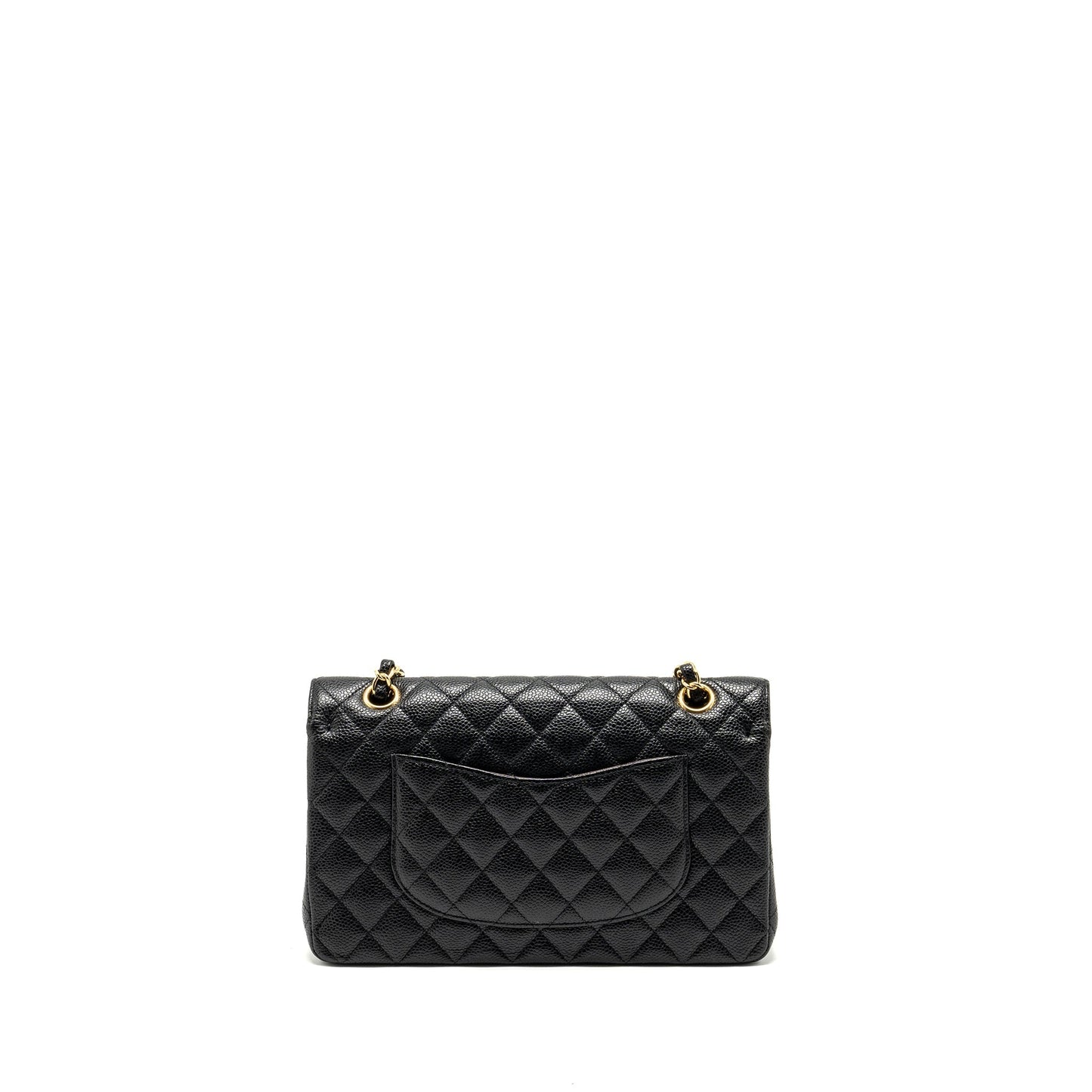 Chanel medium classic Double flap bag caviar black GHW