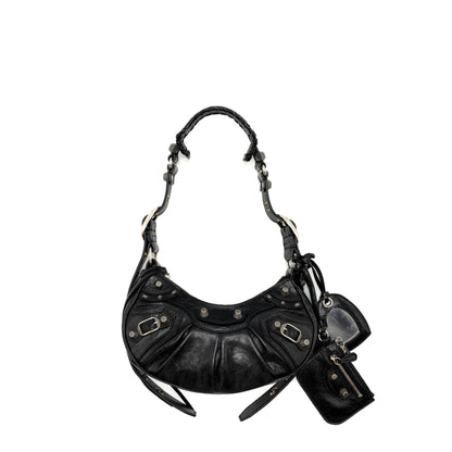 Balenciaga Le Carbo Mini Purse lambskin black