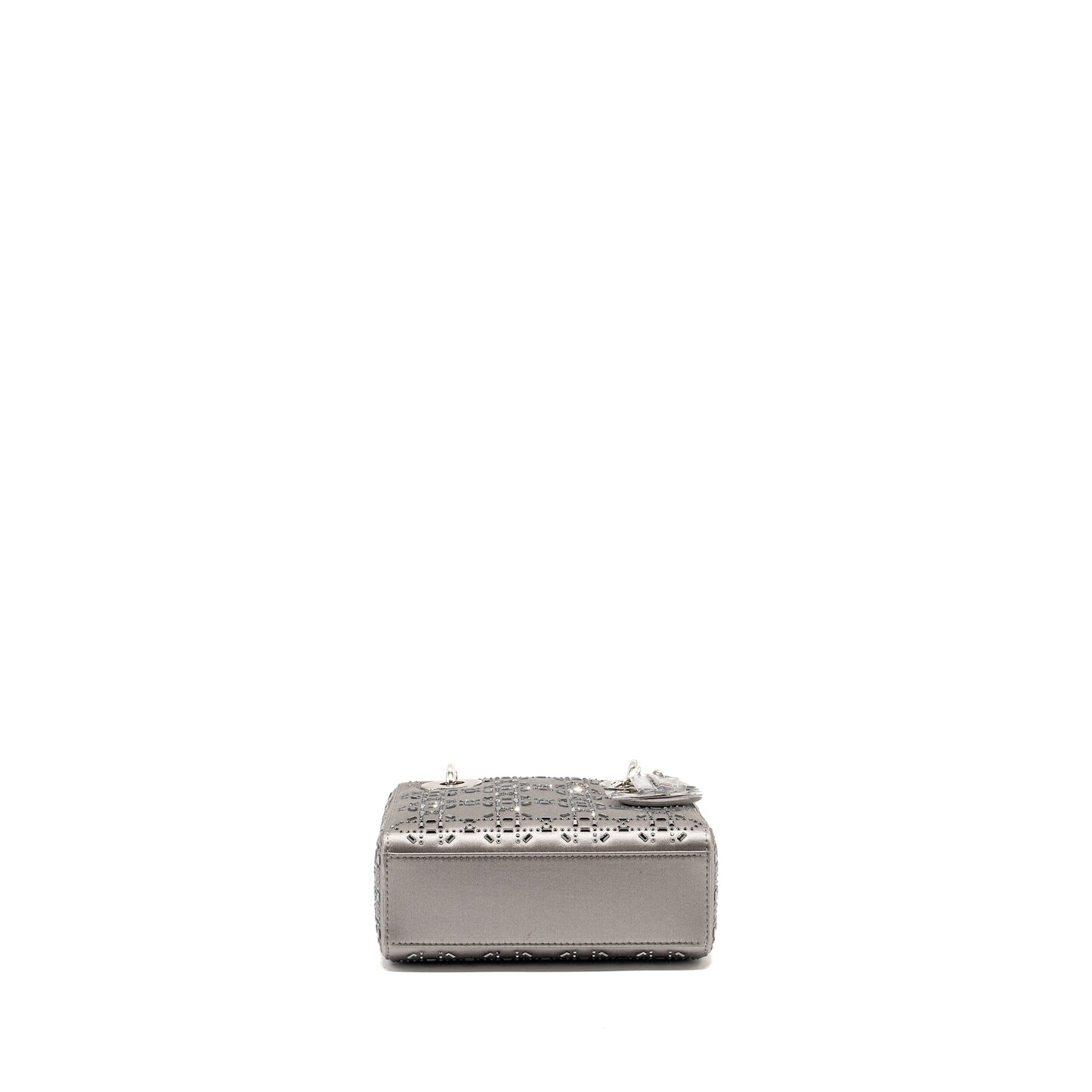 Mini Lady Dior Stain Crystal Grey