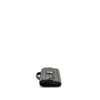 Bottega Veneta Andiamo Clutch lambskin black