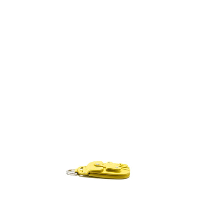 Dior Saddle Coin Pouch/Purse Charm Yellow