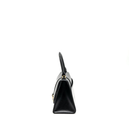 Balenciaga small Hourglass Purse calfskin black