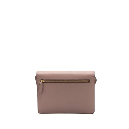 Burberry house check crossbody Purse canvas / calfskin leather multicolor light pink