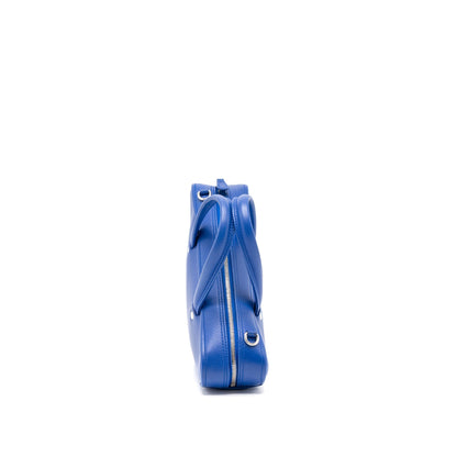 Balenciaga Triangle Duffle Purse Calfskin Blue