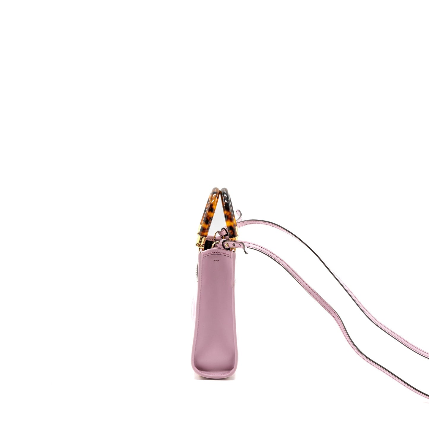Fendi Mini Sunshine shopper Purse leather pink