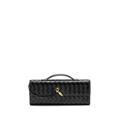 Bottega Veneta Andiamo Clutch lambskin black