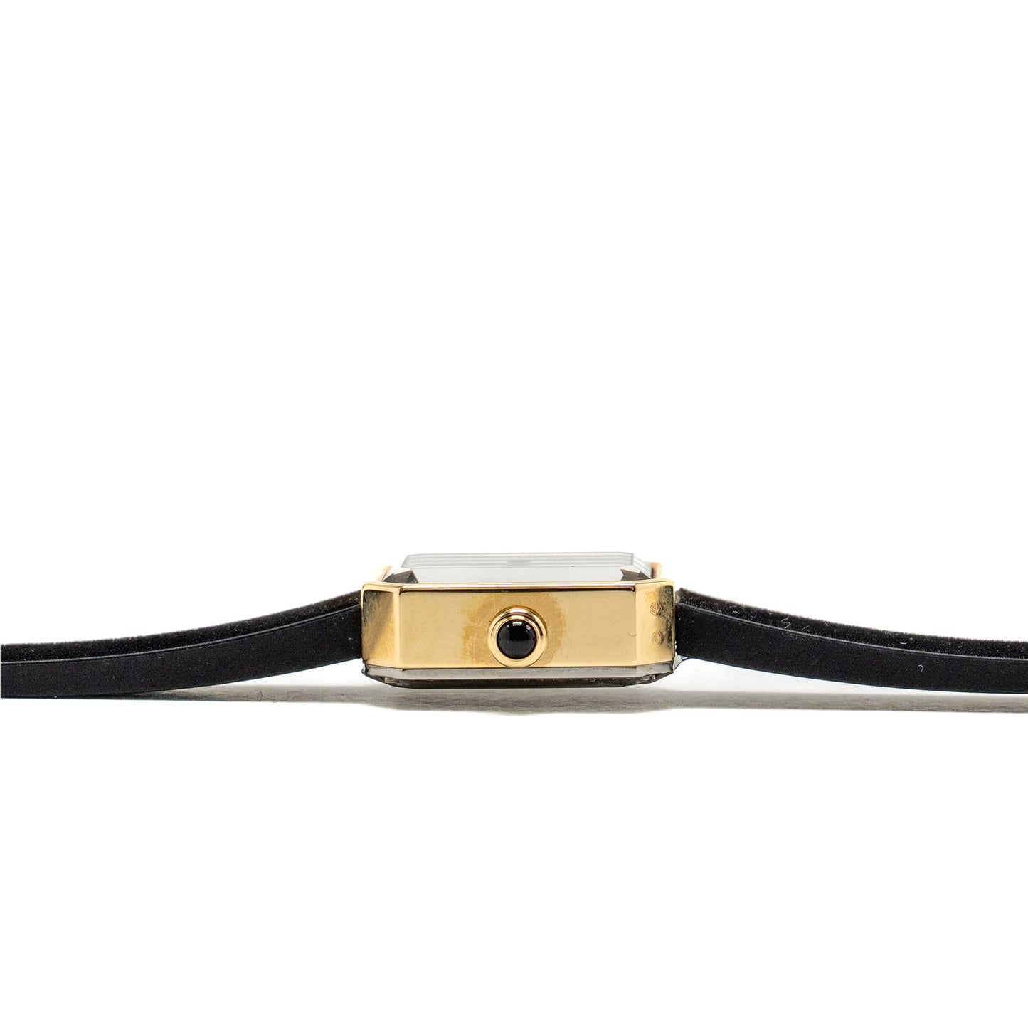 Chanel Premiere Ribbon Watch, Yellow gold / titanium, black lacquer dial