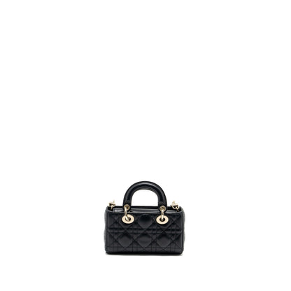 Dior Lady D-Joy Micro Purse Lambskin Black