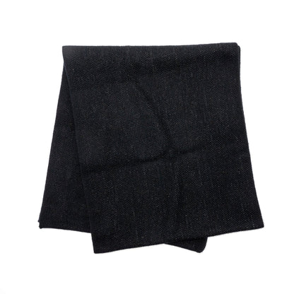 Chanel Letter Scarf Cashmere Black/White
