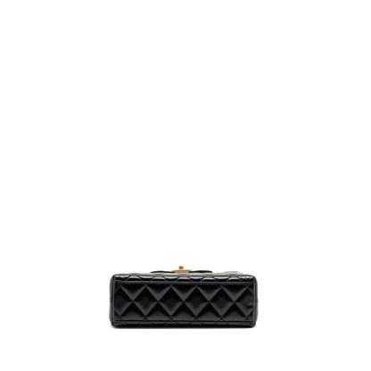Chanel Mini Kelly Shopping Tote bag calfskin black GHW (microchip)