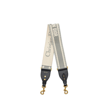 Dior Shoulder Strap Oblique Canvas grey
