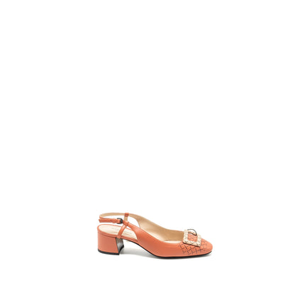 Bottega Veneta Size 36.5 Heels Pump Orange