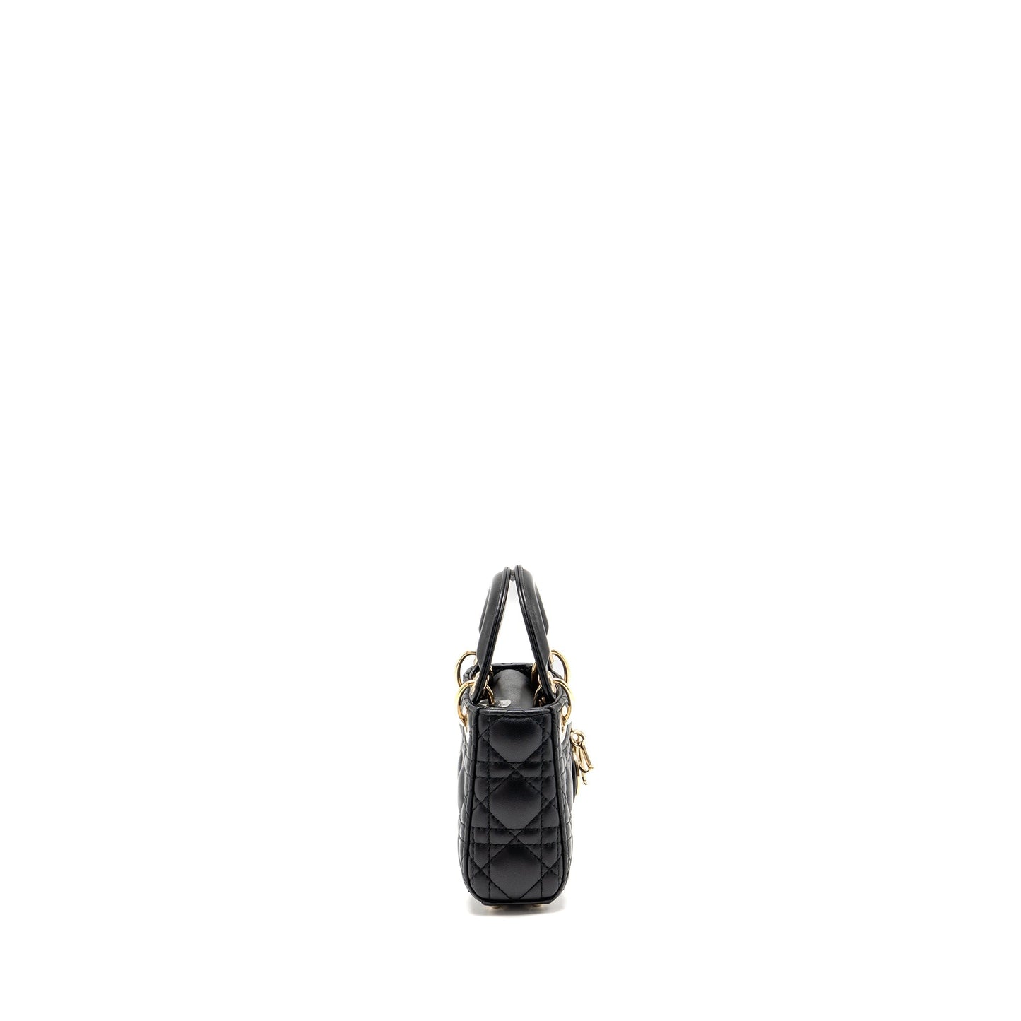 Dior Micro Lady Dior Lambskin Black