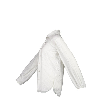 Chanel size 34 23S blouse shirt cotton white
