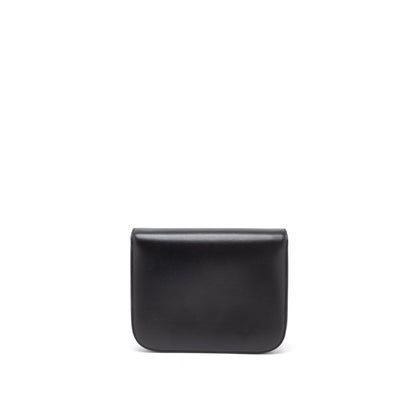 Celine Medium Classic Box Calfskin Black Brushed