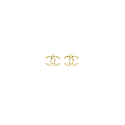 Chanel CC Logo Earrings LGHW