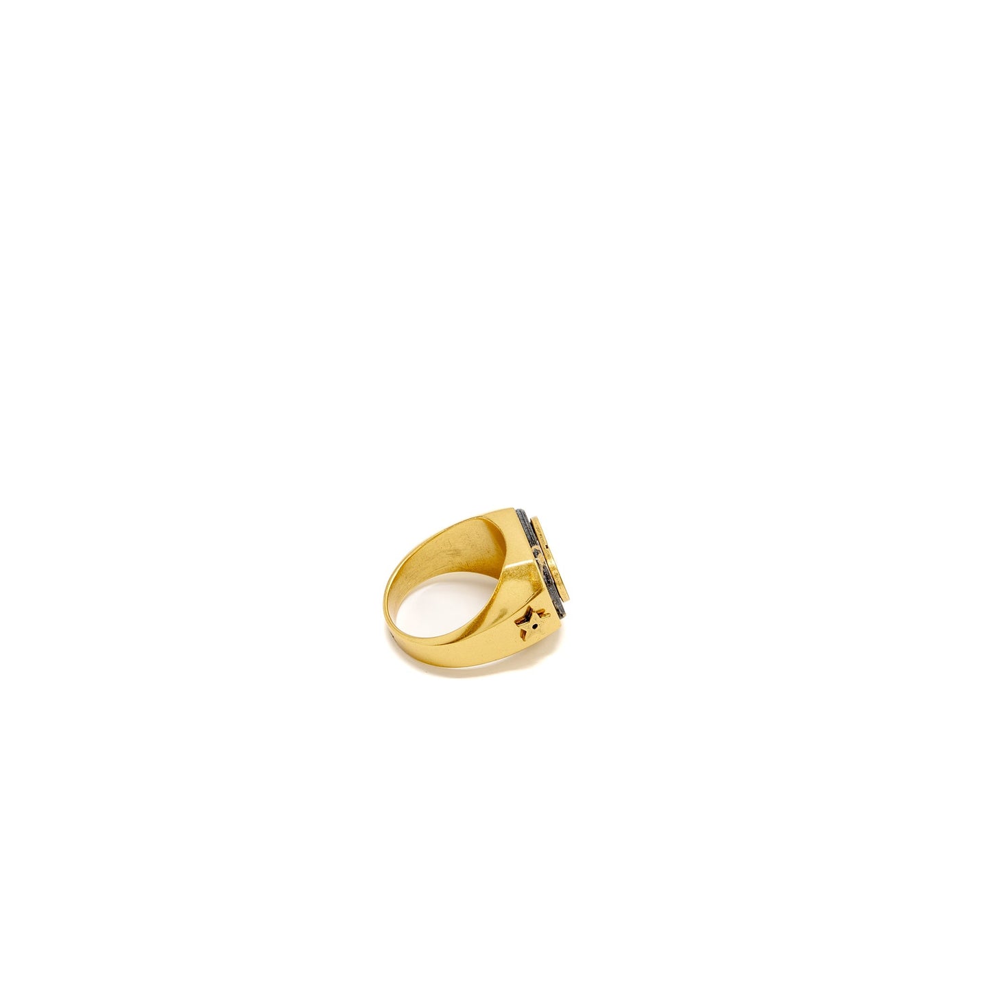 Dior Size M and Star Ring Gold Tone