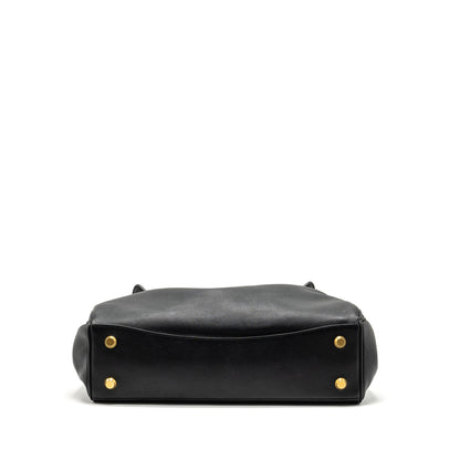 Balenciaga Medium Rodeo Handbag Smooth Calfskin Black