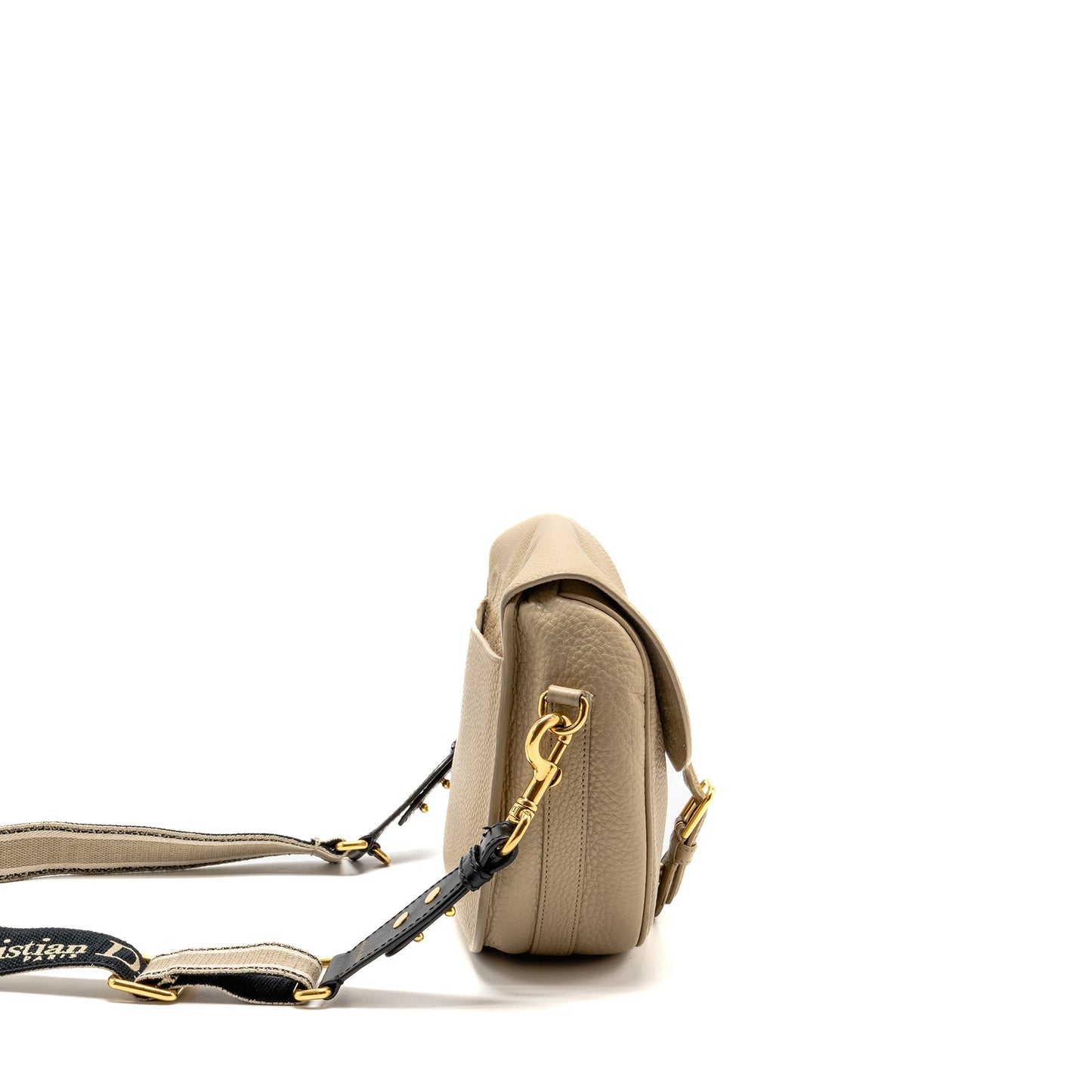 Dior Large Bobby Purse Grained Calfskin Beige