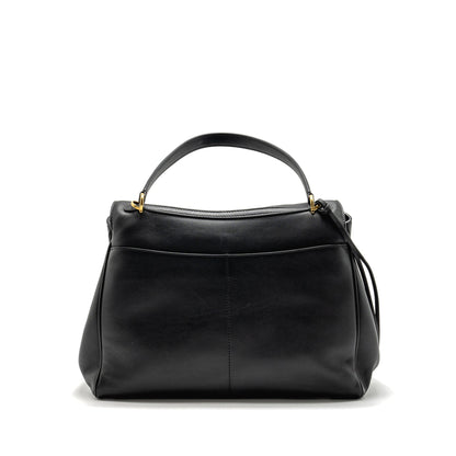Balenciaga Medium Rodeo Handbag Smooth Calfskin Black