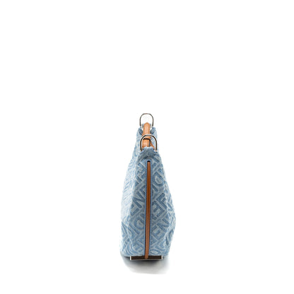 Fendi Fendigraphy Small Denim Light Blue