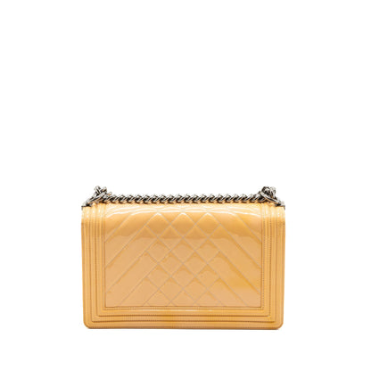 Chanel New Medium Boy Bag Patent Pink SHW
