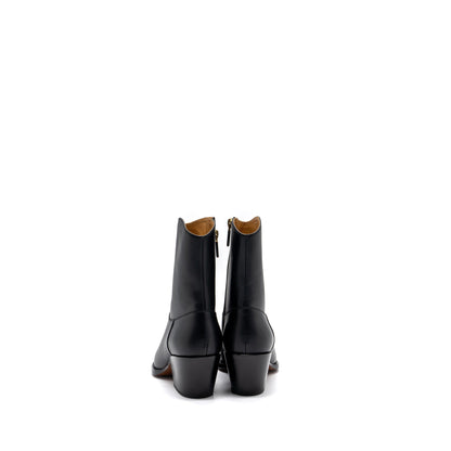 Dior Size 36 L.A Heeled Ankle Boots Calfskin Black