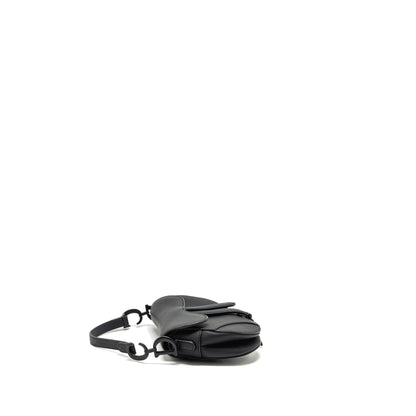 Dior Mini Saddle Purse Calfskin So Black