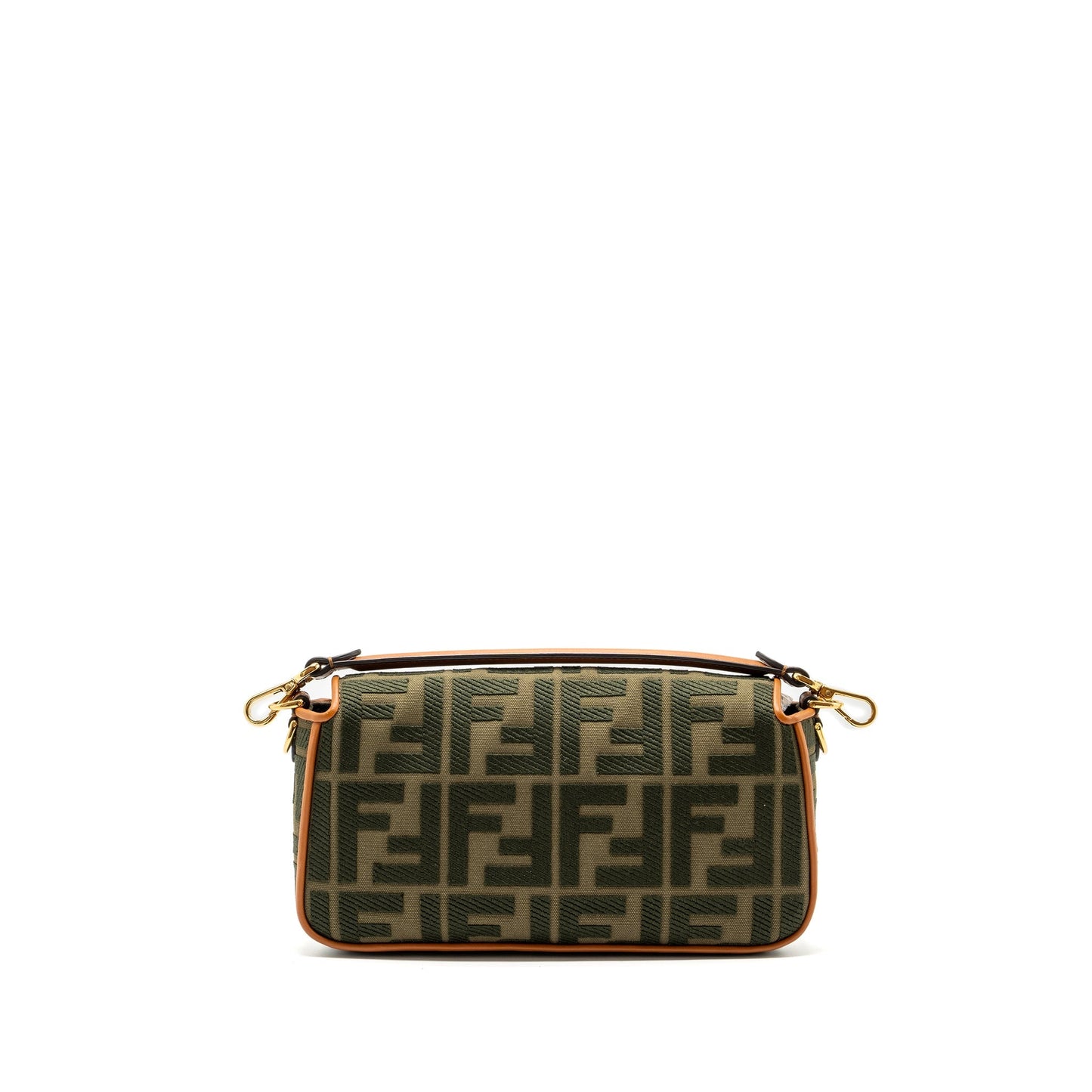 Fendi medium baguette Purse canvas / calfskin multicolor