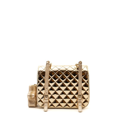 Chanel 24c Backpack tar Patent Gold LGHW (microchip)