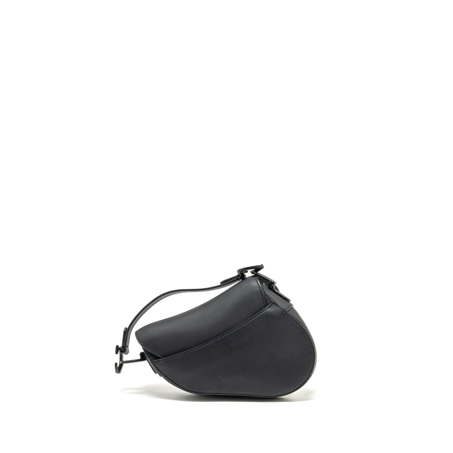 Dior Mini Saddle Purse Calfskin So Black