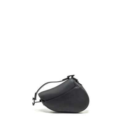 Dior Mini Saddle Purse Calfskin So Black