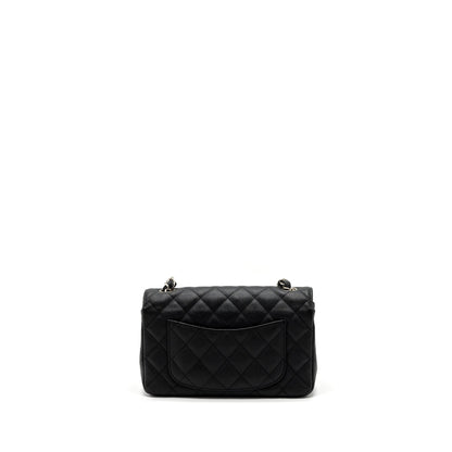 Chanel Classic Mini Rectangular Flap Bag Caviar Black SHW