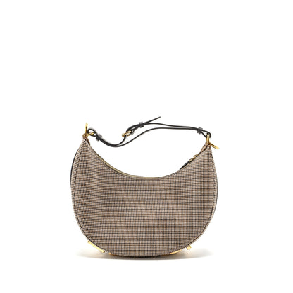 Fendi small fendigraphy Purse fabric/ leather Beige/ multicolour